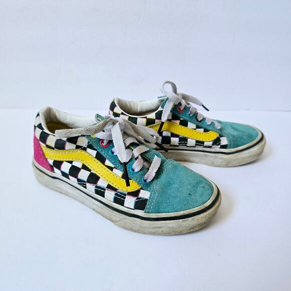 Vans Colorful 80' Theme Low-Top Sneakers size 12 Kid Core Play School - Picture 1 of 11